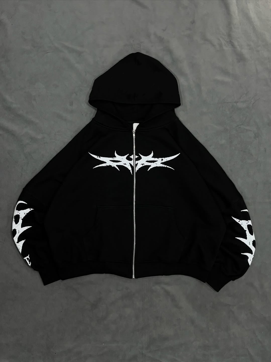 Eclipse Double Zipper Hoddie