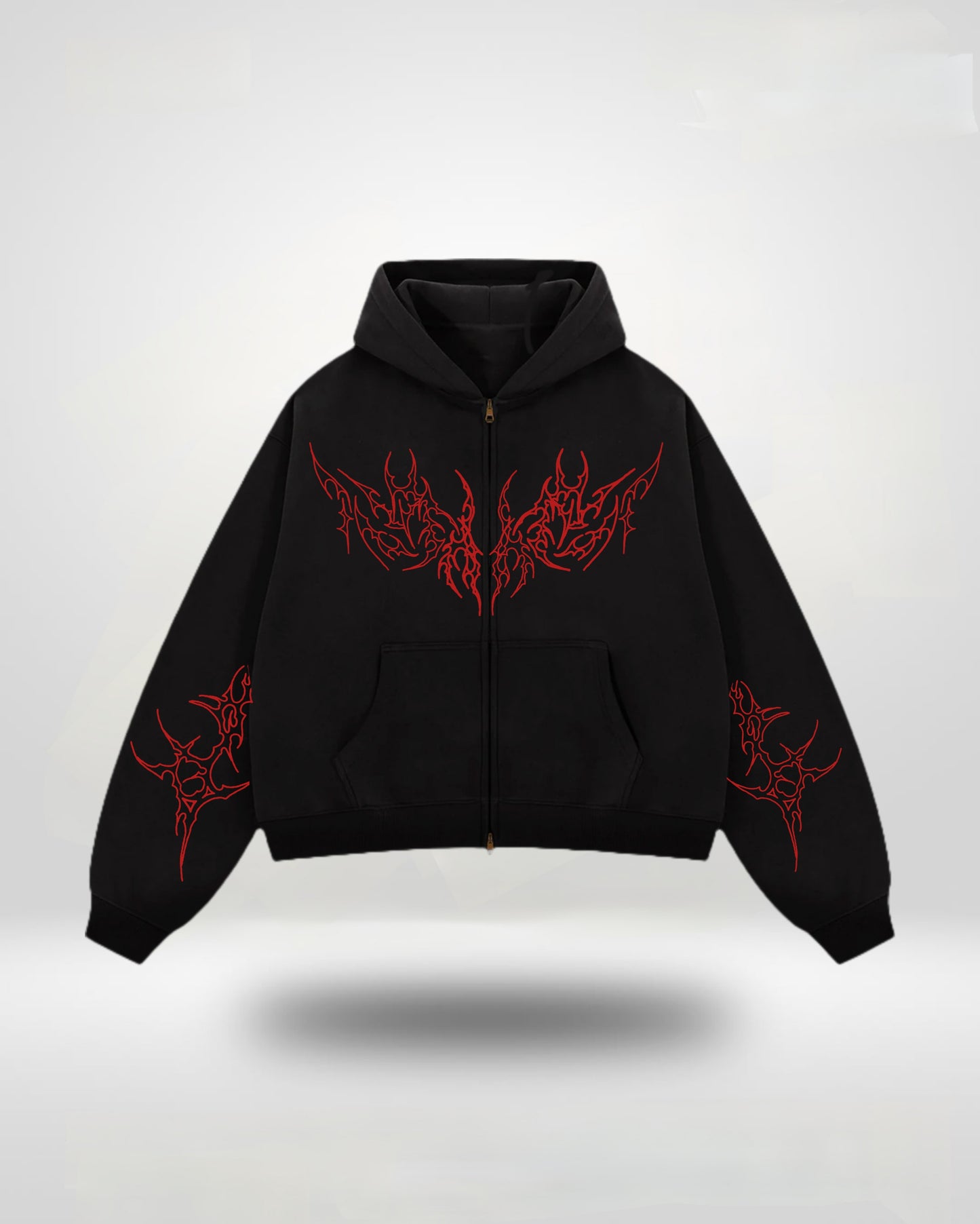 Double Zipper Hoddie