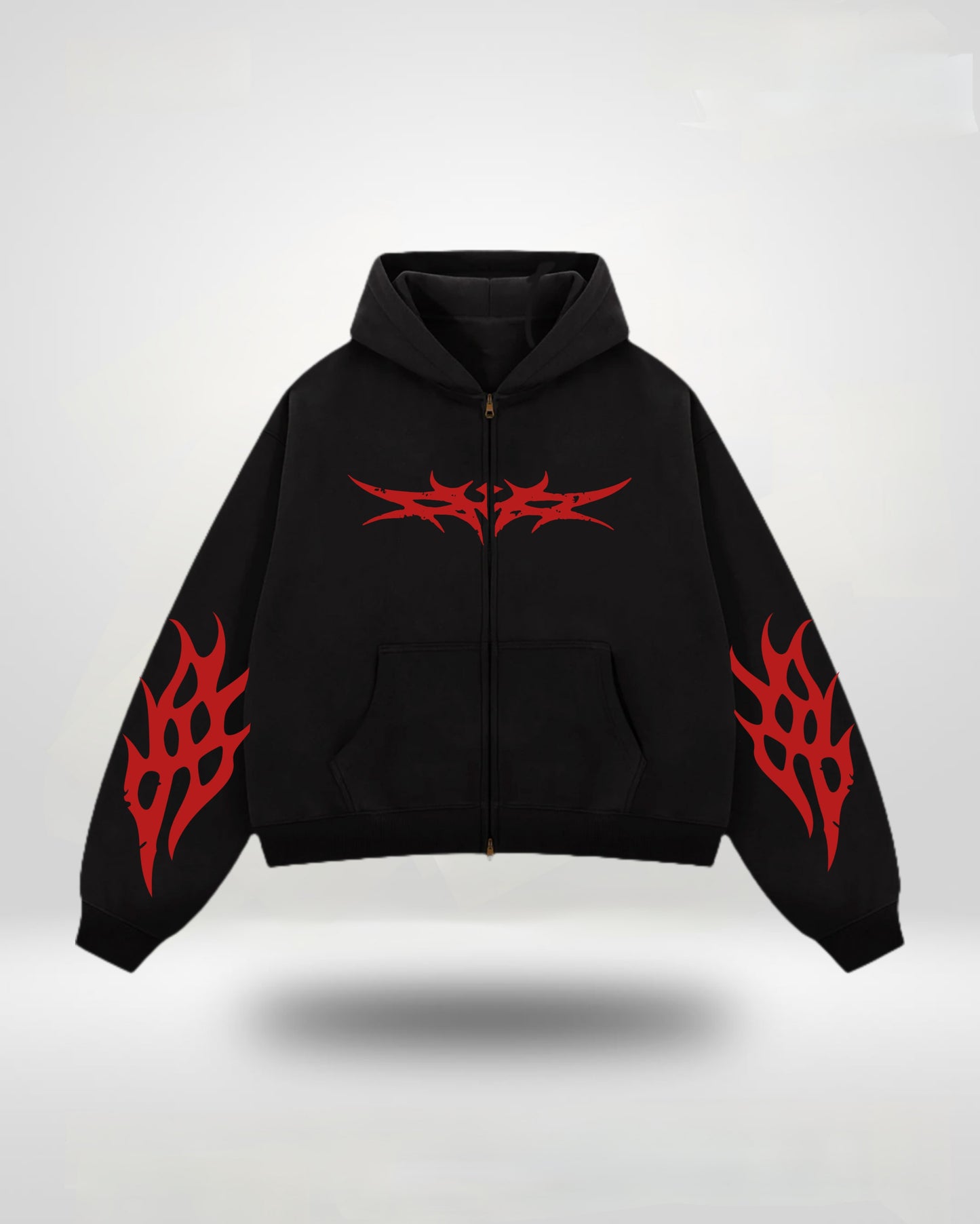 Eclipse Double Zipper Hoddie